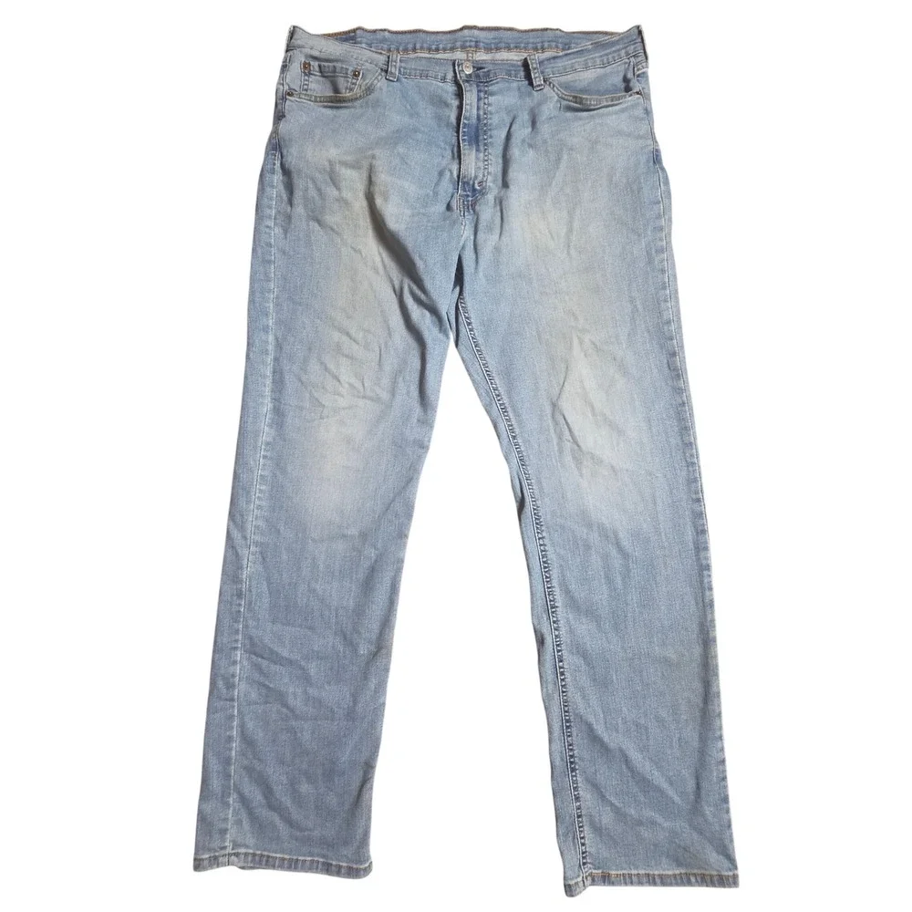 Levi's 541 Athletic Taper Jeans Mens 40x34 Light Wash Denim Normcore Minimalist